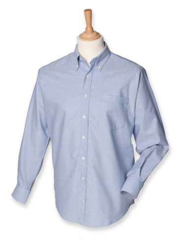 H-H510-Mens Classic Long Sleeved Oxford Shirt
